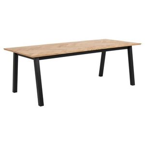 Jedálenský stôl Brighton 220 cm dub/čierny vyobraziť