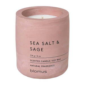 Vonná sójová sviečka doba horenia 24 h Fraga: Sea Salt and Sage – Blomus vyobraziť