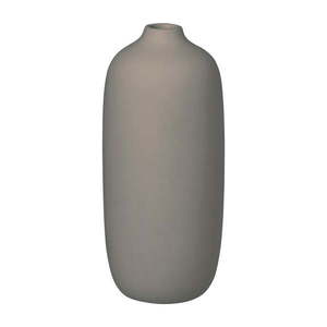 Sivá keramická váza Blomus Ceola, výška 18 cm vyobraziť
