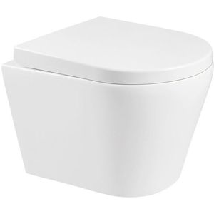 MEXEN/S - Rico Závesná WC misa Rimless vrátane sedátka s slow, Duroplast, biela 30720200 vyobraziť