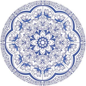 Prestieranie Iva Kvet modrá, 38 cm vyobraziť