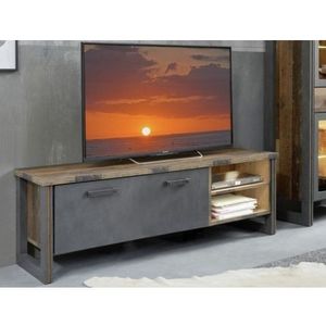 TV skrinka Prime, vintage optika dreva% vyobraziť