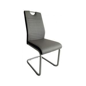 Jedálenská stolička Rindul, sivá / čierna ekokoža% vyobraziť