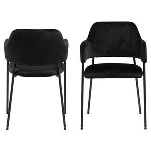 Designová stolička Lima čierna vyobraziť