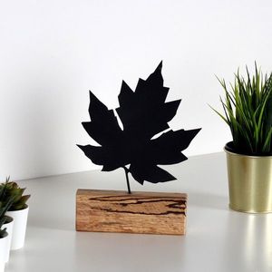 Kovová dekorácia Maple 27 cm čierna vyobraziť
