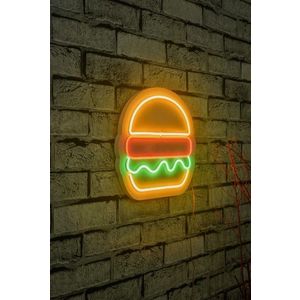 Nástenná neónová dekorácia Hamburger vyobraziť
