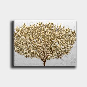 Obraz Strom 70x100 cm zlatý vyobraziť