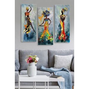 Súbor obrazov Africké ženy 20x50 cm 3 ks vyobraziť