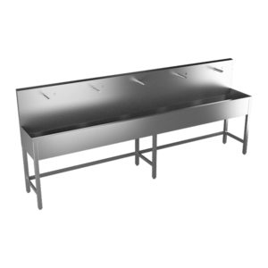 Sanela - Nerezový žľab na nohách, 3000 mm, 5 piezo, termostat, 24 V DC vyobraziť