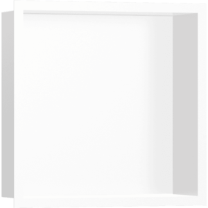 Hansgrohe XtraStoris Individual - Výklenok do steny matný biely s dizajnovým rámom 300x300x100mm, biela matná 56099700 vyobraziť