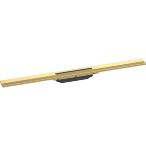 Hansgrohe RainDrain Flex - Vrchná sada sprchového žľabu 800, skracovateľný, pre inštaláciu voľne na plochu, leštený vzhľad zlata 56044990 vyobraziť