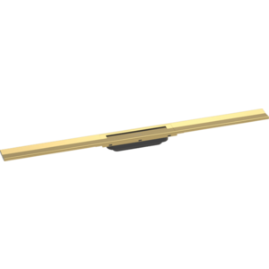 Hansgrohe RainDrain Flex - Vrchná sada sprchového žľabu 900, skracovateľný, pre inštaláciu voľne na plochu, leštený vzhľad zlata 56045990 vyobraziť