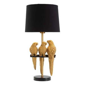 Čierna stolová lampa Mauro Ferretti Parrots vyobraziť