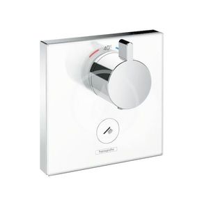 HANSGROHE - Shower Select Glass Highflow termostat pod omietku na 1 spotrebič a jeden dodatočný vývod, biela/chróm 15735400 vyobraziť