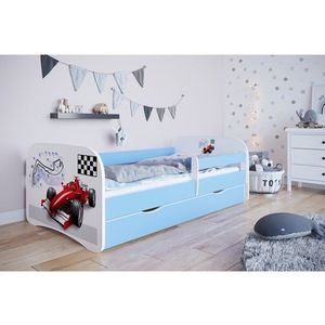 Detská posteľ Babydreams formula 1 modrá vyobraziť