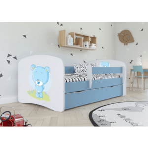 Detská posteľ Babydreams medvedík modrá vyobraziť