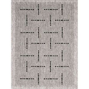 Spoltex Kusový koberec Floorlux silver/black 20008, 160 x 230 cm vyobraziť