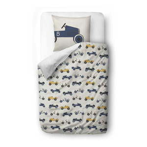 Bavlnená saténová detská posteľná bielizeň Butter Kings Ralley, 100 x 130 cm vyobraziť