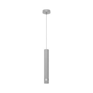 LED Luster na lanku TUBA 1xGU10/6, 5W/230V šedá/matný chróm vyobraziť