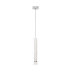 LED Luster na lanku TUBA 1xGU10/6, 5W/230V biela/lesklý chróm vyobraziť