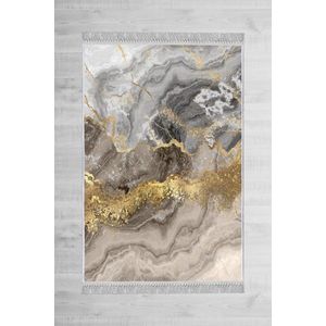 Koberec Marble 160x230 cm sivý/zlatý vyobraziť