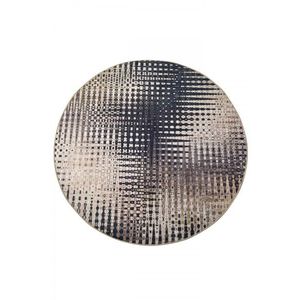 Okrúhly koberec Fusion 140 cm béžový/čierny vyobraziť