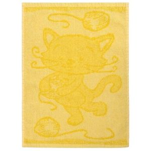 Profod Detský uterák Cat yellow, 30 x 50 cm vyobraziť