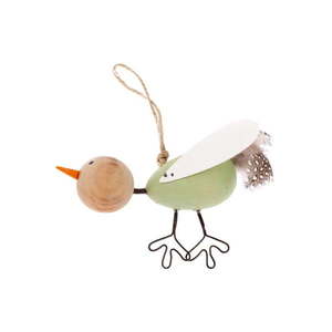 Drôtený dekoratívny závesný vtáčik Dakls Bird Uno vyobraziť