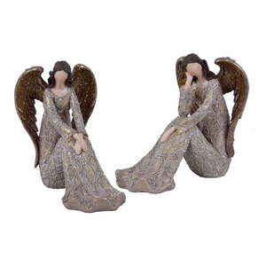 Súprava 2 vianočných figúrok Ego Dekor Anjel Bea vyobraziť