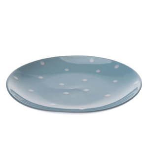 Blankytný modrý keramický tanier Dakls Dottie, ø 25 cm vyobraziť