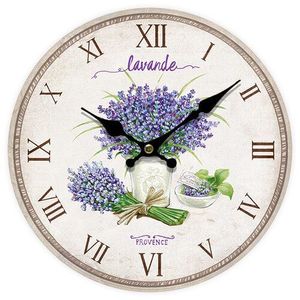 Nástenné hodiny Lavande Provence, pr. 34 cm vyobraziť