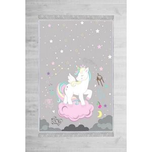 Dětský koberec Unicorn Universe 80x120 cm šedý vyobraziť