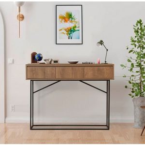 Konzolový stolík Mia 120 cm hnedý vyobraziť