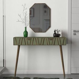 Toaletný stolík Forest Aynali 120 cm hnedý/zelený vyobraziť