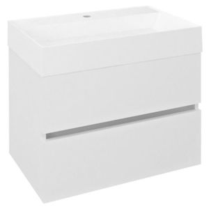 SAPHO - ODETTA umývadlová skrinka 67x50x43, 5cm, biela lesk DT070-3030 vyobraziť