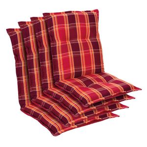 Blumfeldt Prato, čalúnená podložka, podložka na stoličku, podložka na nižšie polohovacie kreslo, na záhradnú stoličku, polyester, 50 × 100 × 8 cm, 4 x čalúnenie vyobraziť
