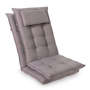 Blumfeldt Sylt, čalúnená podložka, podložka na stoličku, podložka na vyššie polohovacie kreslo, vankúš, polyester, 50 × 120 × 9 cm, 2 x čalúnenie vyobraziť