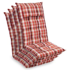 Blumfeldt Sylt, čalúnená podložka, podložka na stoličku, podložka na vyššie polohovacie kreslo, vankúš, polyester, 50 × 120 × 9 cm, 4 x čalúnenie vyobraziť