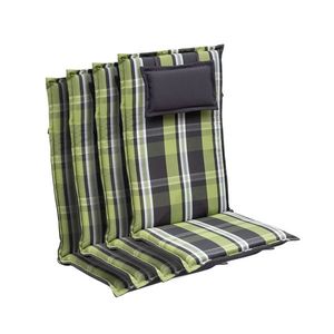 Blumfeldt Donau, čalúnenie, čalúnenie na stoličku, vysoké operadlo, záhradná stolička, polyester, 50x120x6cm, 4 × podložka vyobraziť