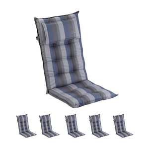 Blumfeldt Sylt, čalúnená podložka, podložka na stoličku, podložka na vyššie polohovacie kreslo, vankúš, polyester, 50 × 120 × 9 cm, 6 x čalúnenie vyobraziť