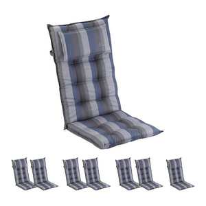 Blumfeldt Sylt, čalúnená podložka, podložka na stoličku, podložka na vyššie polohovacie kreslo, vankúš, polyester, 50 × 120 × 9 cm, 8 x čalúnenie vyobraziť