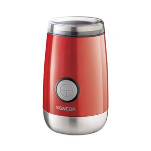 Sencor Sencor - Elektrický mlynček na zrnkovú kávu 60 g 150W/230V červená/chróm vyobraziť
