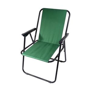 Skladacia kempingová stolička zelená vyobraziť