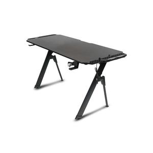Herný stôl FALCON s LED RGB podsvietením 156 x 60 cm čierna vyobraziť