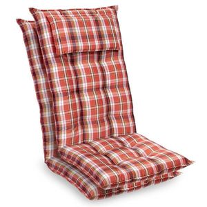 Blumfeldt Sylt, čalúnená podložka, podložka na stoličku, podložka na vyššie polohovacie kreslo, vankúš, polyester, 50 × 120 × 9 cm, 2 x čalúnenie vyobraziť