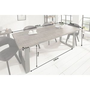 Jedálenský stôl THOR Dekorhome 200x90x77 cm vyobraziť
