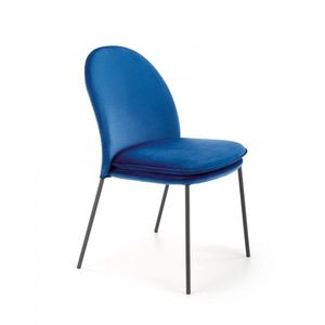 Dizajnová stolička Clorissa tmavomodrá vyobraziť