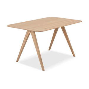 Jedálenský stôl z dubového dreva Gazzda Ava, 140 x 90 cm vyobraziť