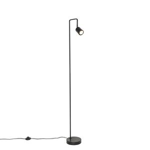 Moderná stojaca lampa čierna nastaviteľná - Java vyobraziť