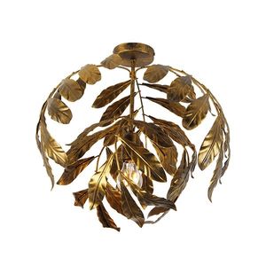 Vintage stropné svietidlo starožitné zlaté 45 cm - Lipa vyobraziť